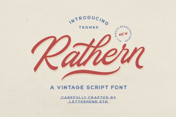 Download Rathern Vintage Script - Vintage Collection