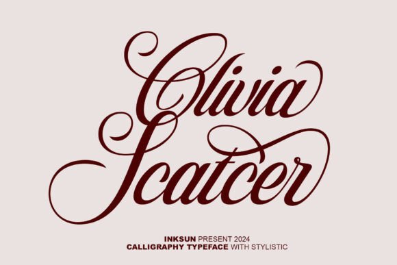 Download Olivia Scatcer Font - Font Collection