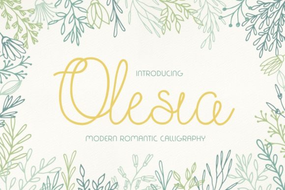 Download Olesia Handwritten Font - Font Collection