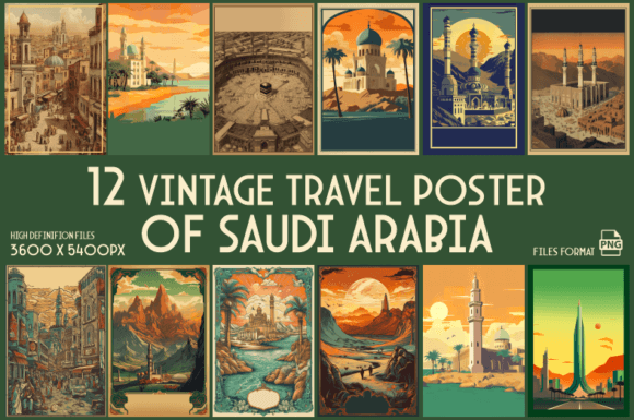 Download Vintage Travel Posters of Saudi Arabia - Vintage Collection