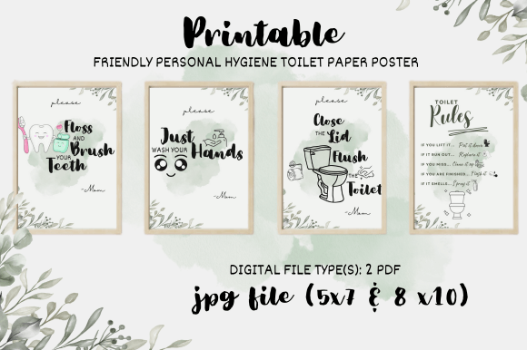 Download Friendly Personal Hygiene Toilet Poster - Friendly Collection