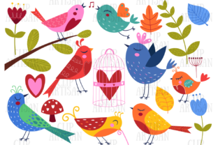 Download Pretty Birds Clipart Love Valentines - Love Collection