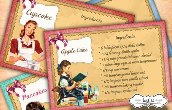 Download Vintage Recipe Cards - Vintage Collection