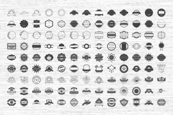 Download Vintage Logo Creation Kit Badges, Stamps - Vintage Collection