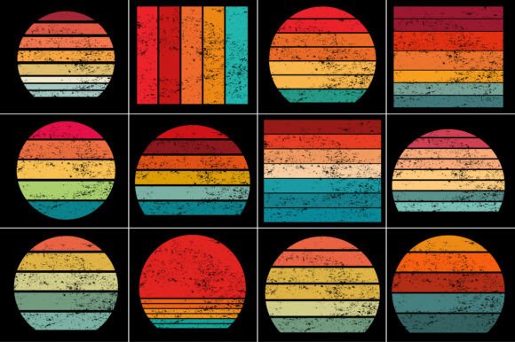 Download Retro Vintage Sunset Grunge Background - Vintage Collection