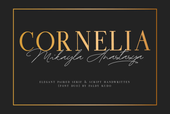 Download Cornelia Font Duo - Font Collection