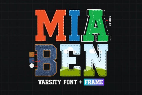 Download Mia Ben Canva Font Frame Template - Font Collection