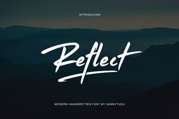 Download Reflect Handwritten Font - Font Collection