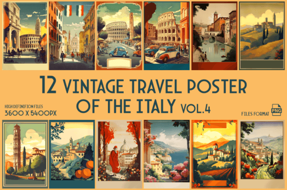 Download Vintage Travel Posters of the Italy - Vintage Collection