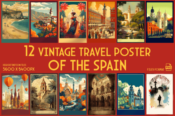 Download Vintage Travel Posters of the Spain - Vintage Collection