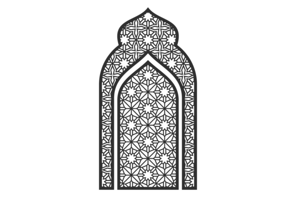 Download Decorative Islamic Window. Ornate Arabia - Islam Collection