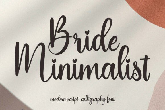 Download Bride Minimalist Font - Font Collection