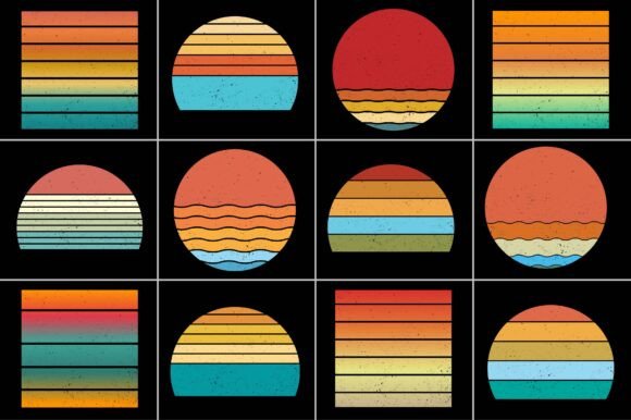 Download Sunset Vintage Retro Background - Vintage Collection