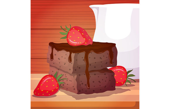 Download Strawberry Brownies Black Forest Cake - Brownies Collection