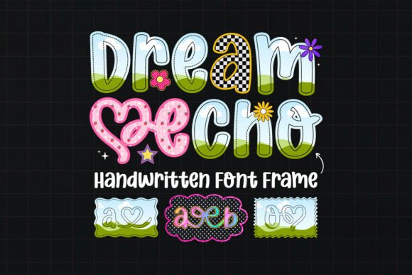 Download Dream Echo Canva Font Frame Template - Font Collection