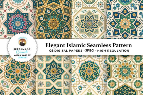 Download Elegant Islamic Seamless Patterns - Islam Collection