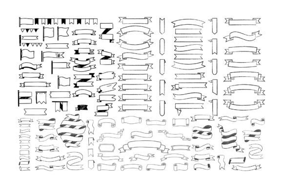 Download SVG Vintage Banner Ribbon Clipart Vector - Vintage Collection