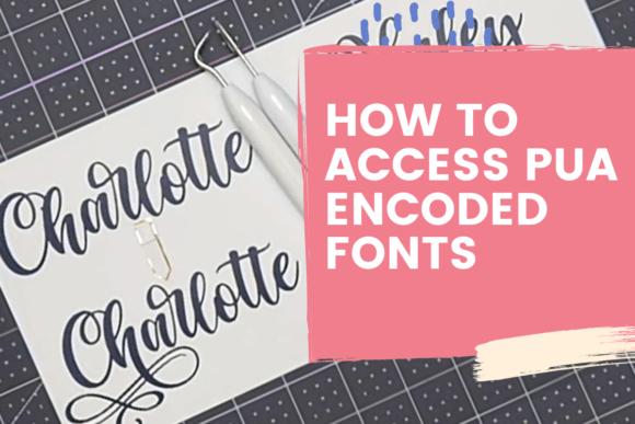 Download How to Access PUA Encoded Fonts - Font Collection